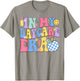 In My Daycare Era Groovy Teacher Daycare First Day Of School Men Women Girls Kids T-Shirt - T-Shirt | Sand