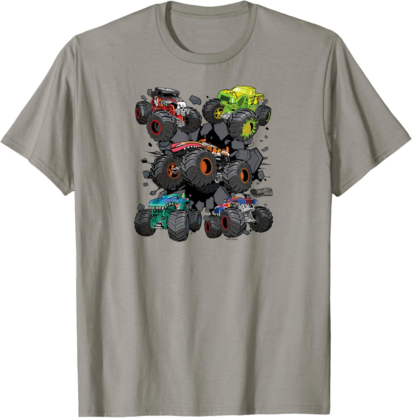 Hot Wheels Monster Trucks Road Bike T-Shirt - T-Shirt | Sand