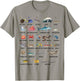 A-Z Ocean Life Alphabet Marine Creatures Exploration T-Shirt - T-Shirt | Sand