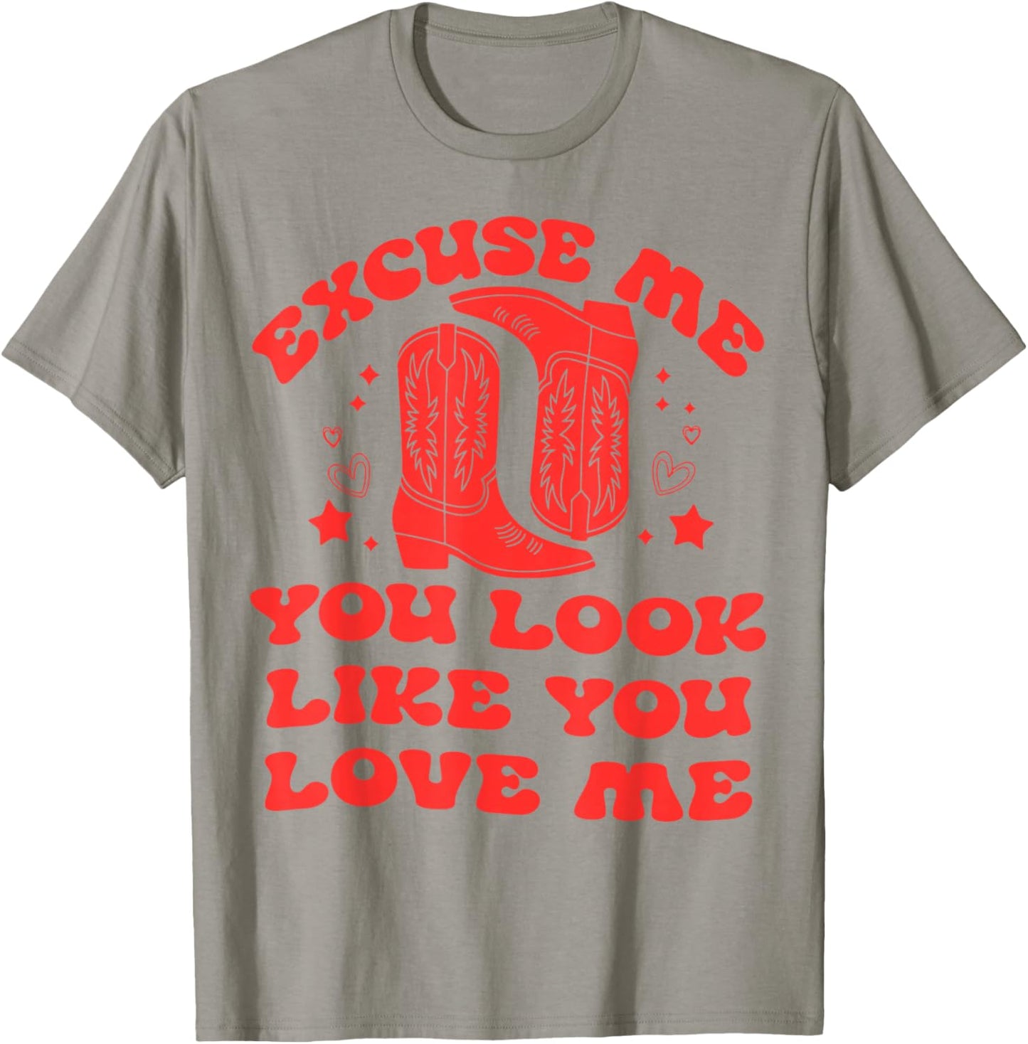 Excuse Me You Look Like You Love Me Valentine’s Day Vintage T-Shirt - T-Shirt | Sand