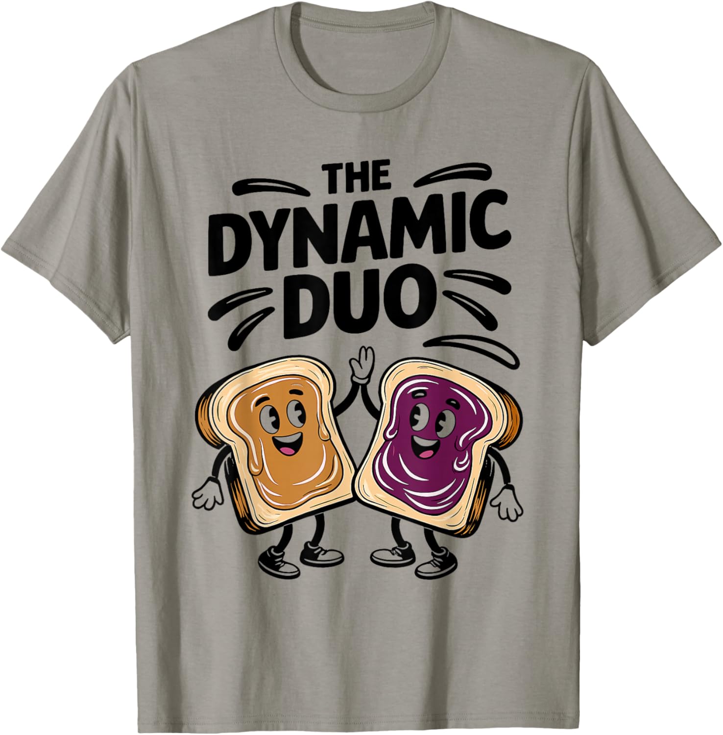 The Dynamic Duo Peanut Butter Jelly T Shirt Cute & Funny T-Shirt - T-Shirt | Sand