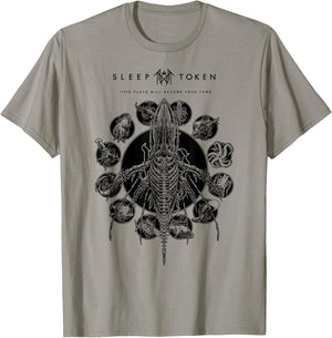 Sleep Token Remains White T-Shirt - T-Shirt | Sand