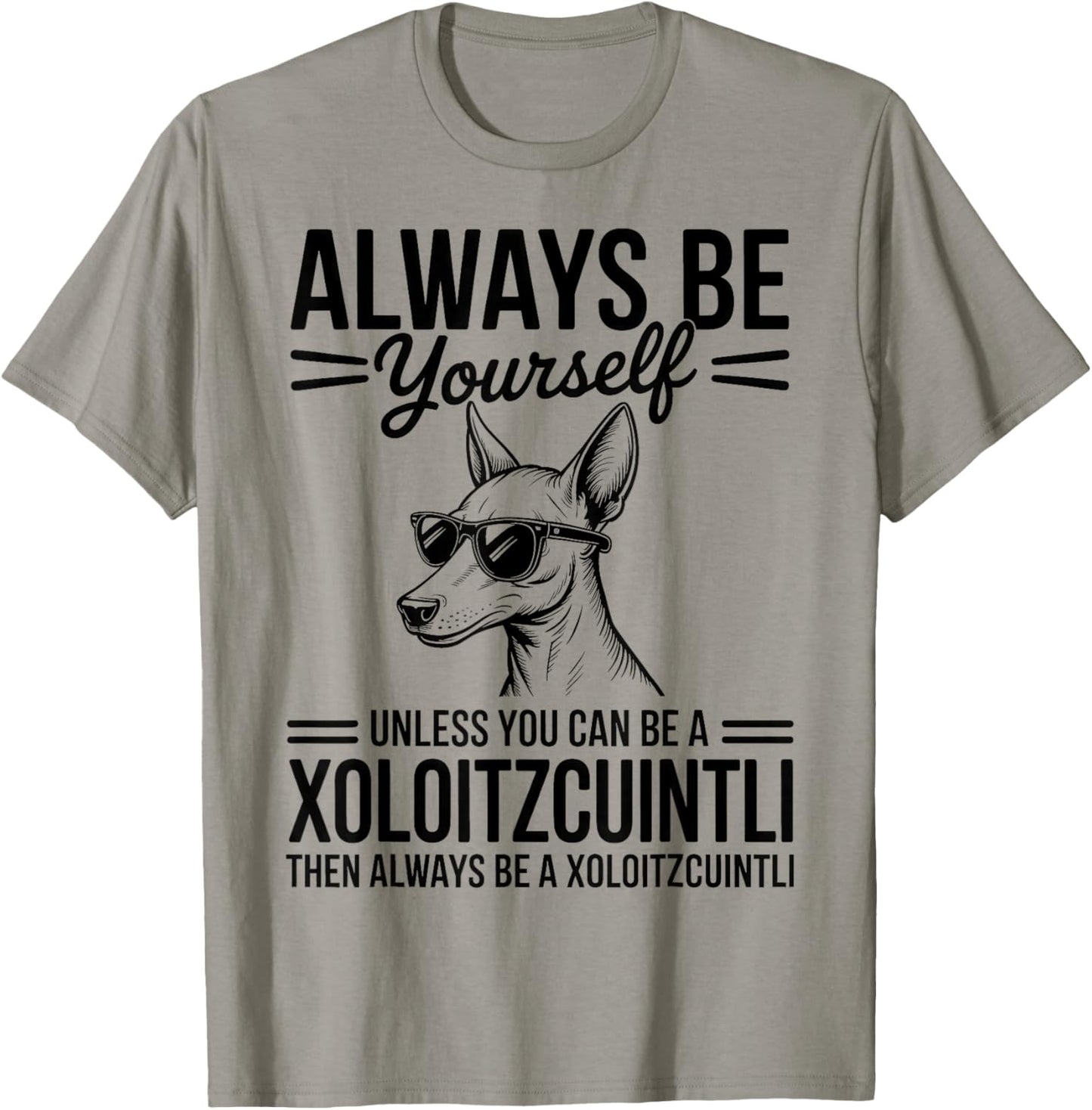 Be A Xoloitzcuintli Dog Funny Xoloitzcuintli T-Shirt - T-Shirt | Sand