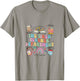 The Tired Teachers Department Retro Groovy Back To School T-Shirt - T-Shirt | Sand