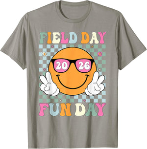 Field Day Fun Day 2026 Team Teacher Kids Field Day Vibes T-Shirt - T-Shirt | Sand