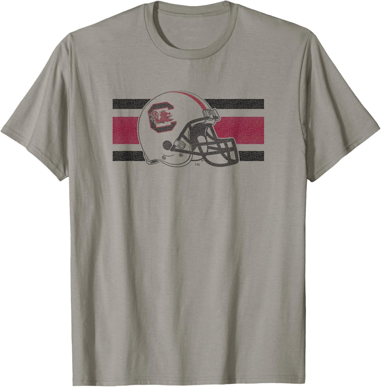 South Carolina Gamecocks Football Retro Helmet White T-Shirt - T-Shirt | Sand