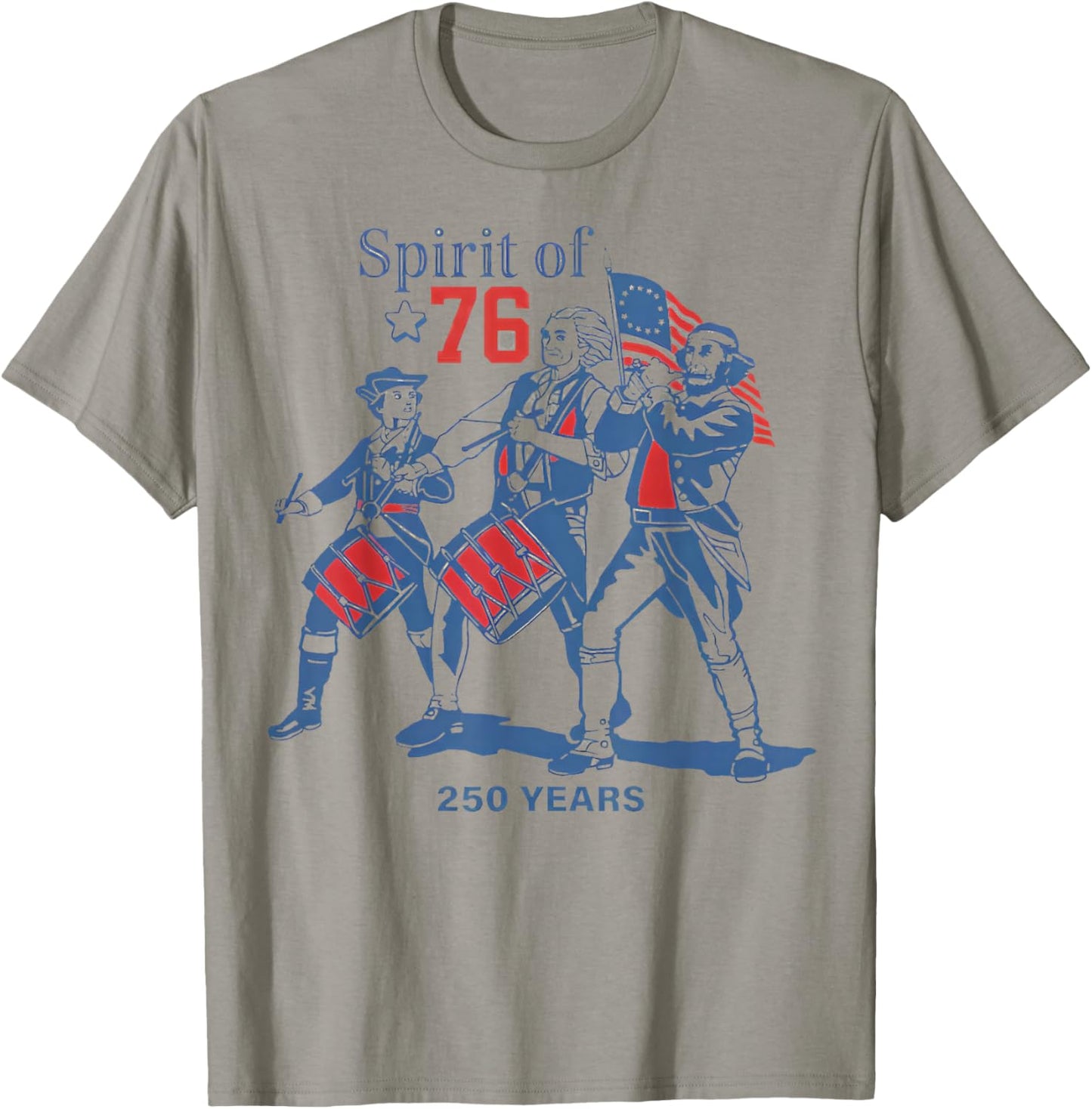 Spirit of 76 Vintage 4th of July T-Shirt - T-Shirt | Sand
