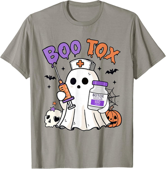 BOOTox Nurse Injector Halloween Filler Botox Dysport Dealer T-Shirt - T-Shirt | Sand