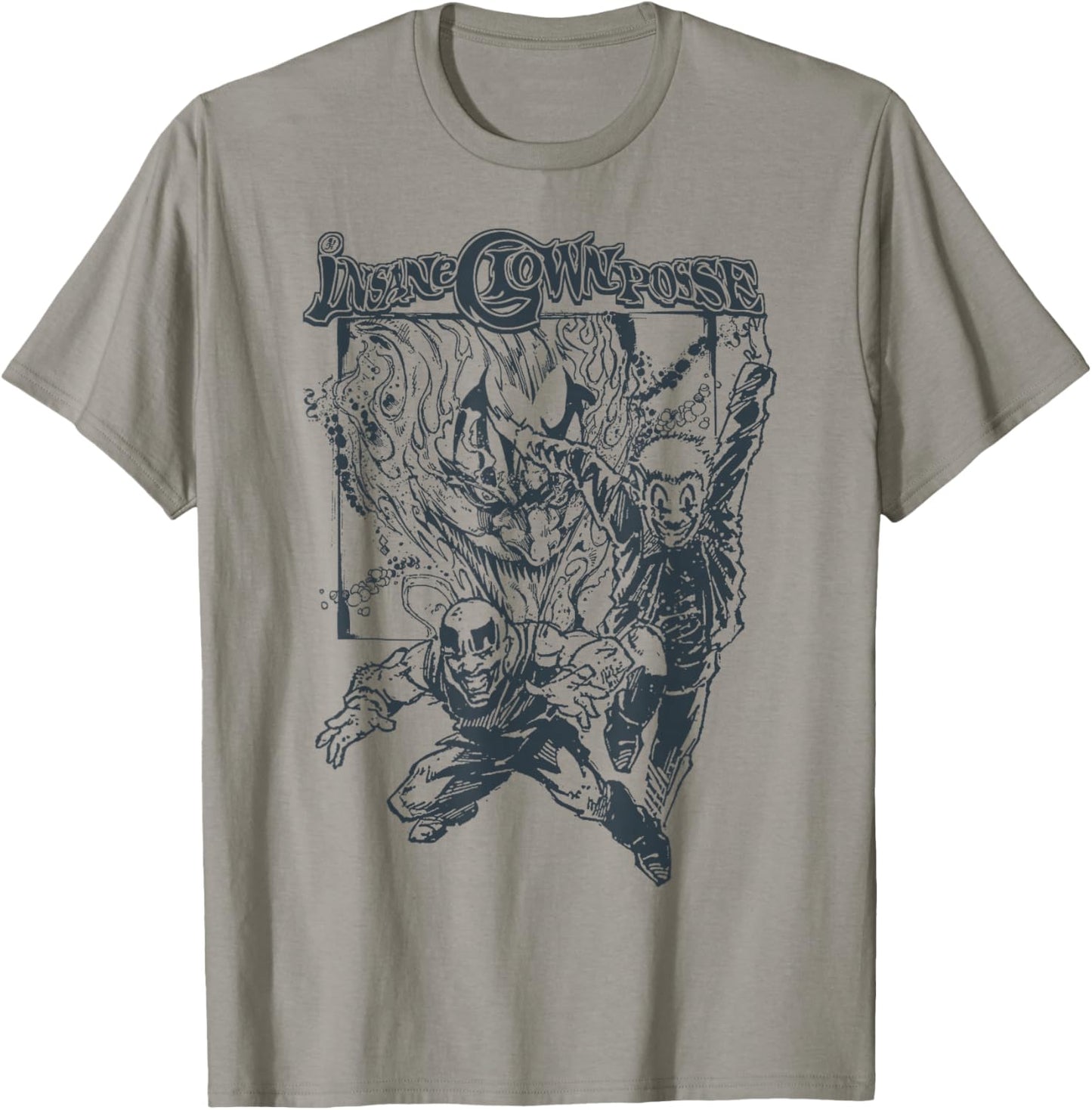 Insane Clown Posse | Official ICP Merch | Ashcan Jumpers T-Shirt - T-Shirt | Sand
