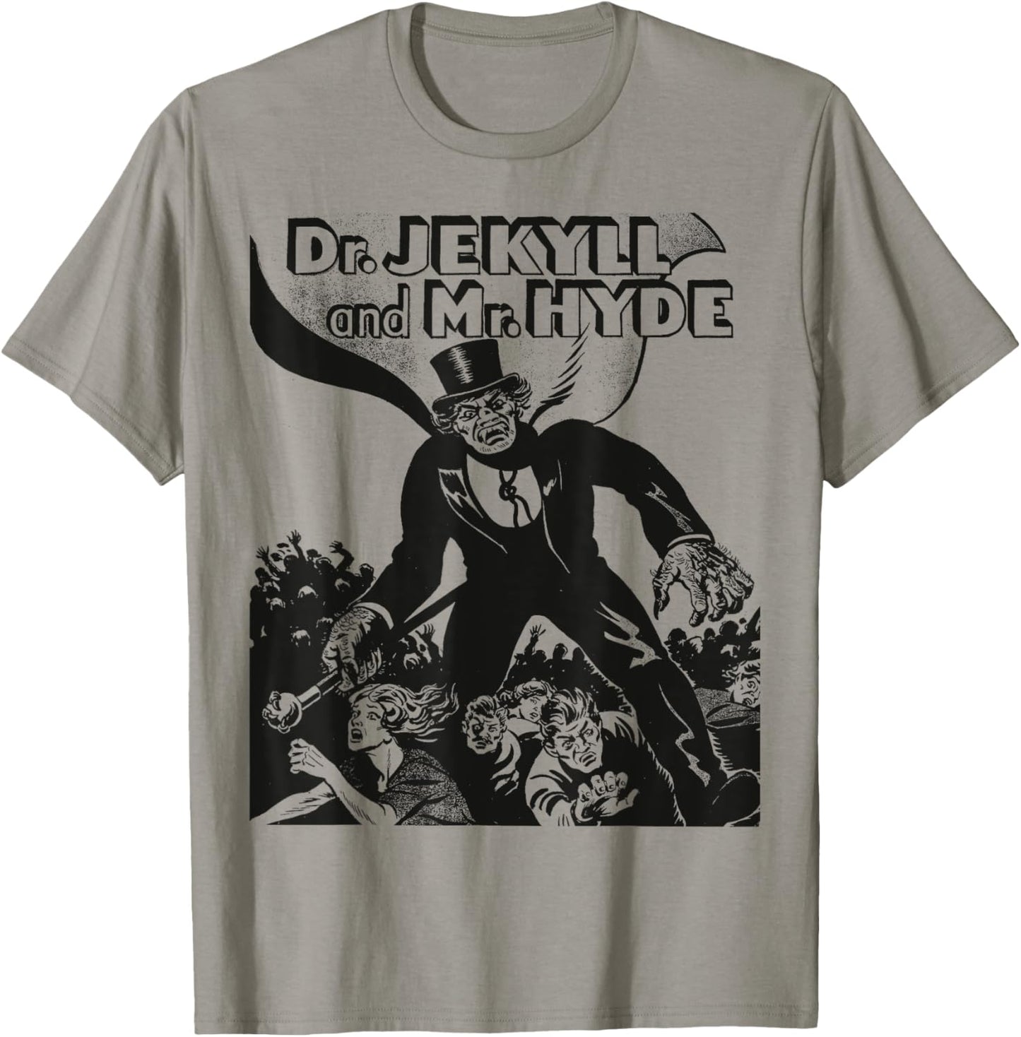 Dr. Jekyll & Mr. Hyde Horror Retro Halloween Monster T-Shirt - T-Shirt | Sand
