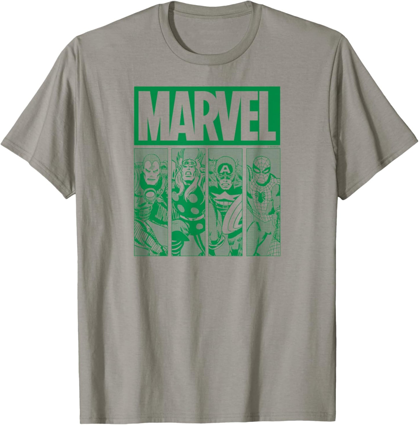 Marvel - Green Grid St. Patrick's Day T-Shirt - T-Shirt | Sand