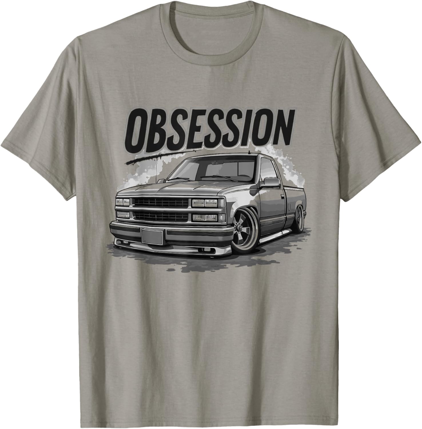 OBS Single Cab Truck Old Body Style Retro CK Truck 4th Gen T-Shirt - T-Shirt | Sand