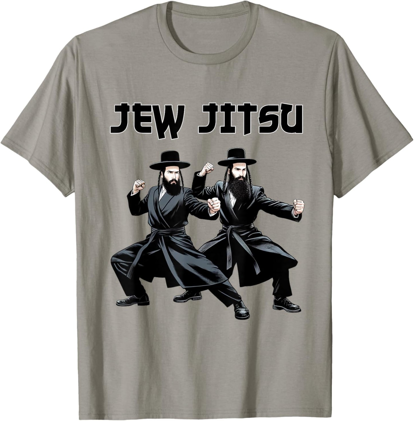Funny Jewish Hanukkah Rabbi Horah Dance Jew Israel Shabbat T-Shirt - T-Shirt | Sand
