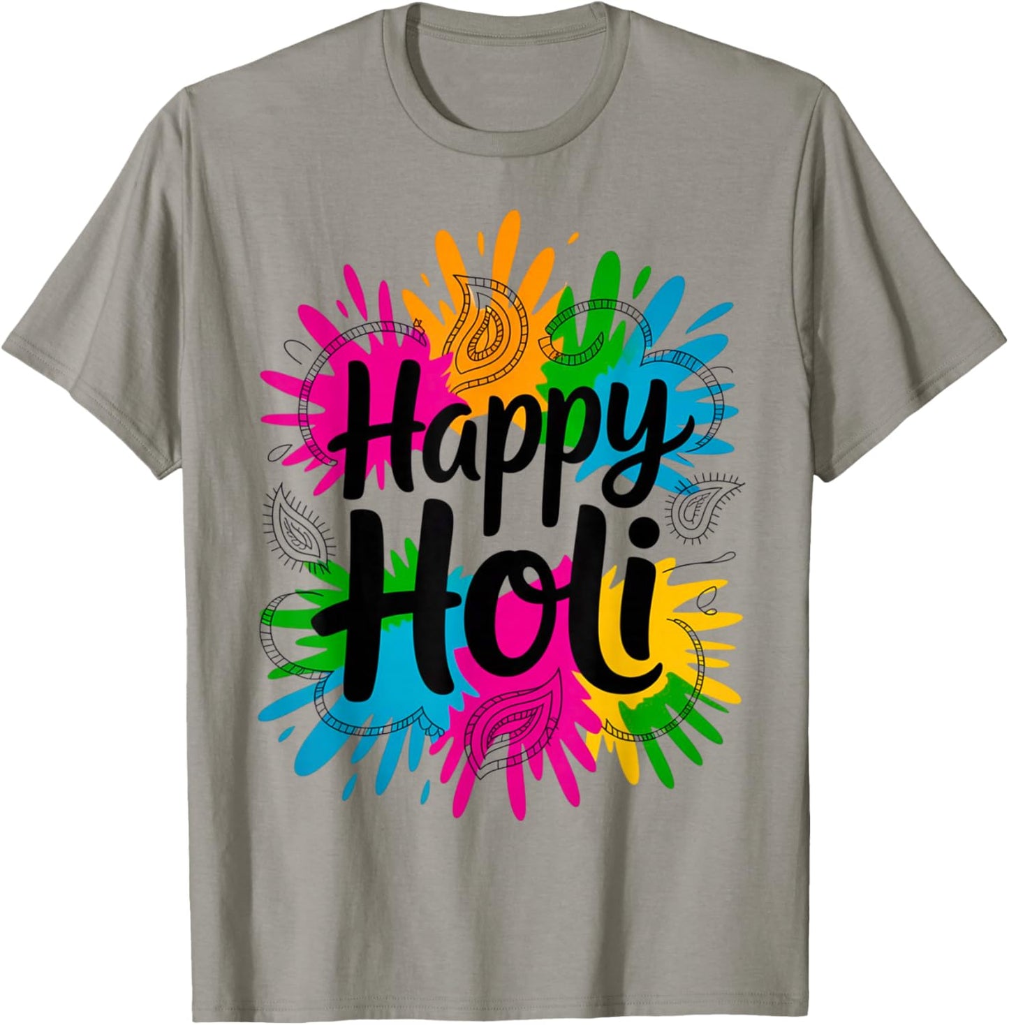 Bura NA Mano Holi Hai India Hindu Colors Happy Holi Festival T-Shirt - T-Shirt | Sand