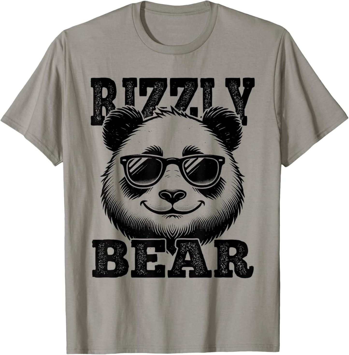 Rizzly Bear Panda Bear W Rizzler Funny Rizz T-Shirt - T-Shirt | Sand