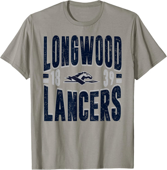 Longwood Lancers Vintage 90's Retro White T-Shirt - T-Shirt | Sand