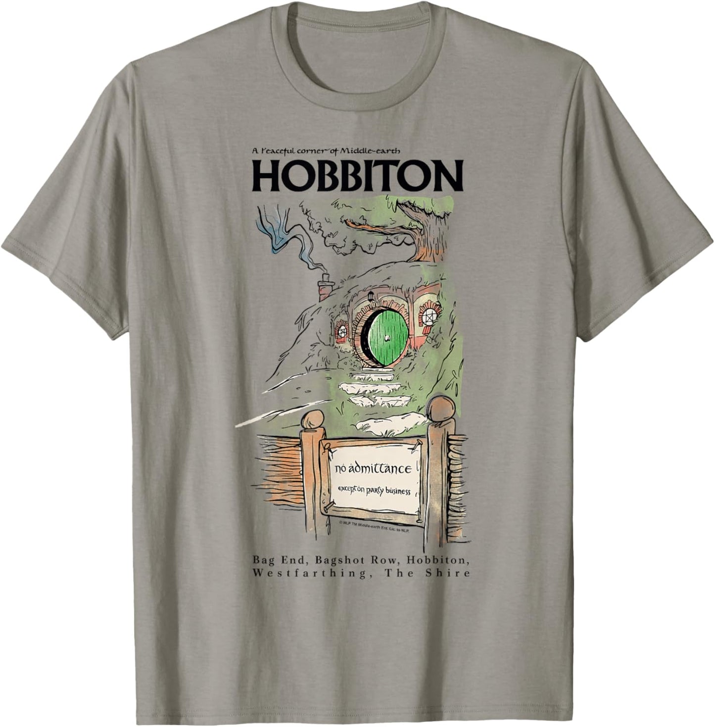 The Lord of the Rings A Peaceful Corner of Middle Earth T-Shirt - T-Shirt | Sand