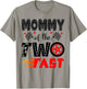 Mommy of The Two Fast 2nd Birthday Boy Racing Car T-Shirt - T-Shirt | Sand