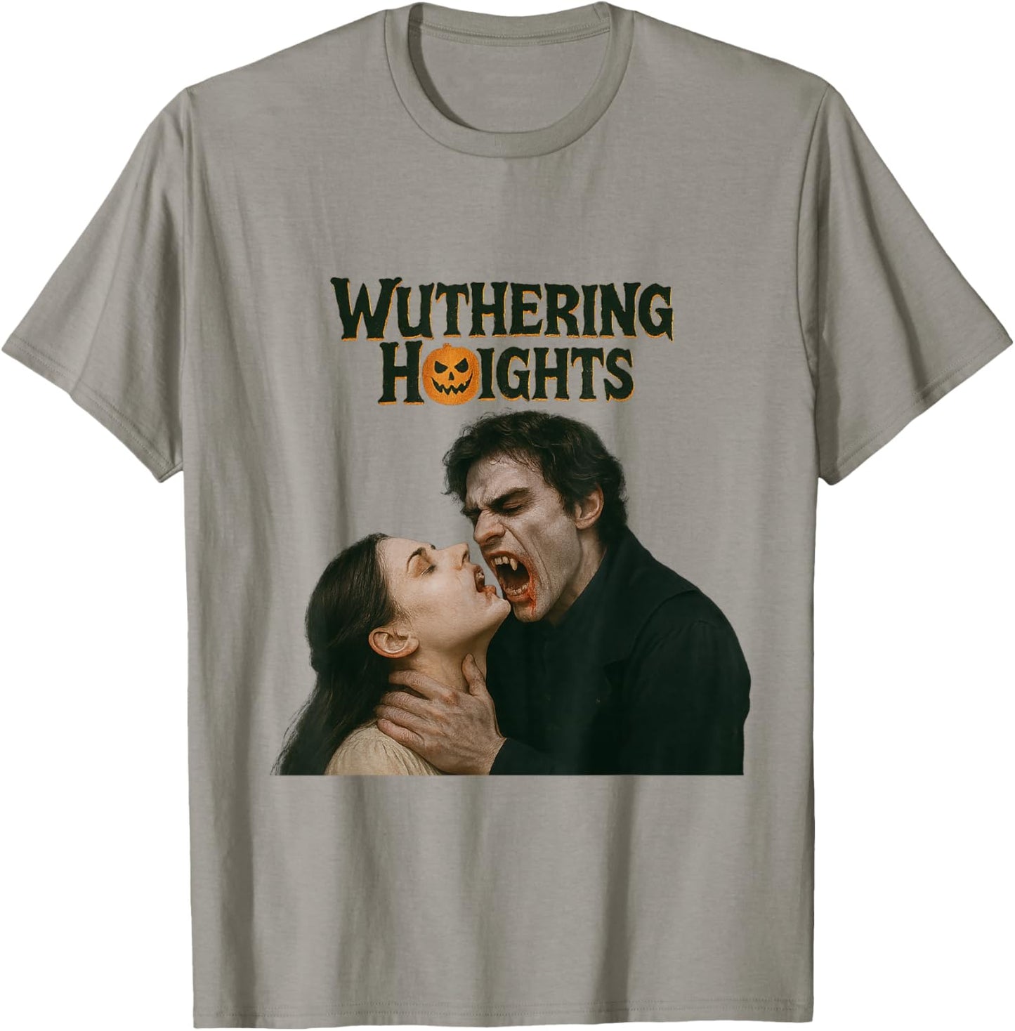 Wuthering Heights Gothic Vampire Halloween Haunt Parody T-Shirt - T-Shirt | Sand