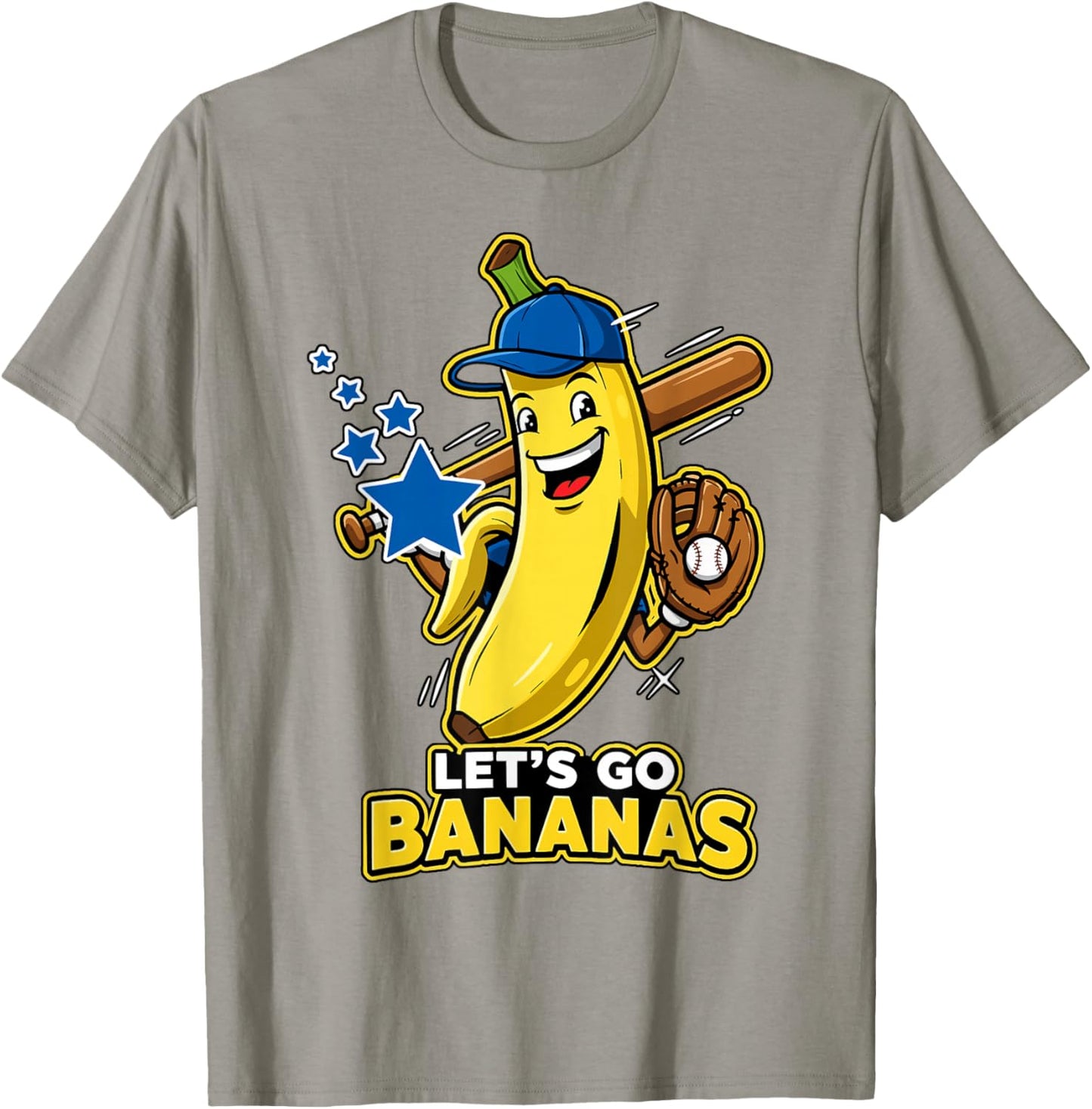 Funny Banana Shirts Gift Fruit Lovers Boys Lets Go Bananas T-Shirt - T-Shirt | Sand