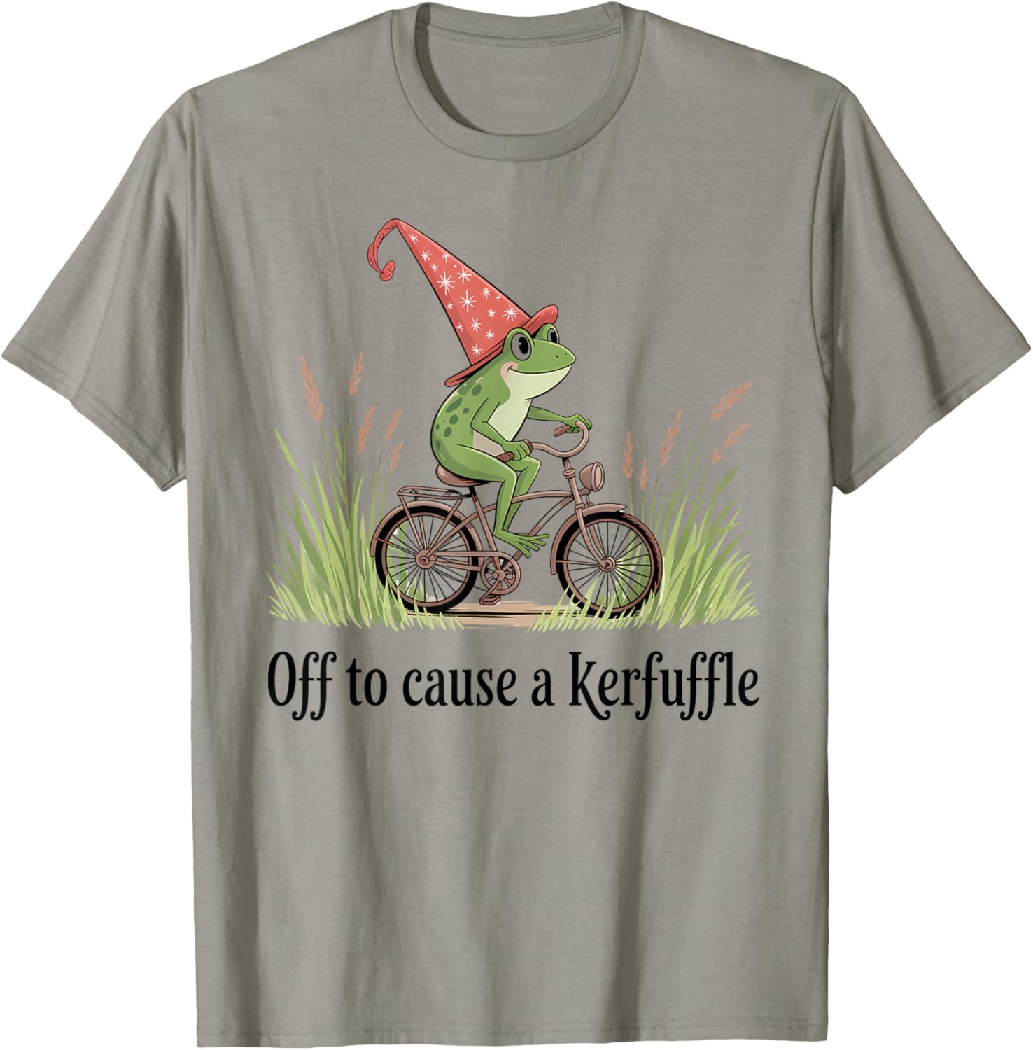 Troublemaker Cottagore Weird Off to Cause a Kerfuffle Frog T-Shirt - T-Shirt | Sand