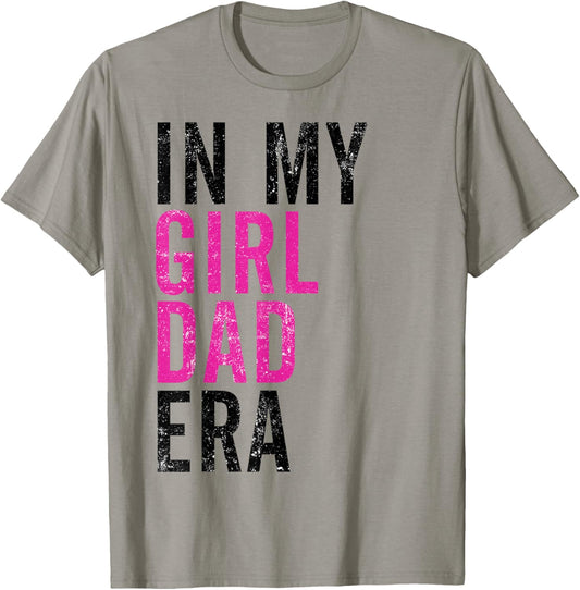 Retro In My Dad Girl Era Funny Father's Day Christmas T-Shirt - T-Shirt | Sand