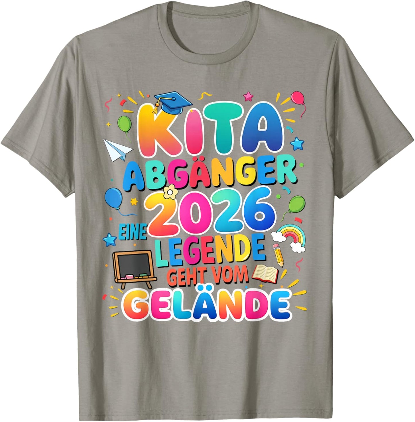 Kita abgänger 2026 Einschulung Schulkind Junge mädchen T-Shirt - T-Shirt | Sand