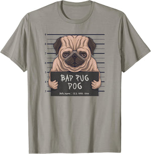 Bad Carlin Cadeau pour Les Amoureux des carlins T-Shirt - T-Shirt | Sand