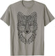 Coloring Mandala Fox Coloring Yourself T-Shirt - T-Shirt | Sand