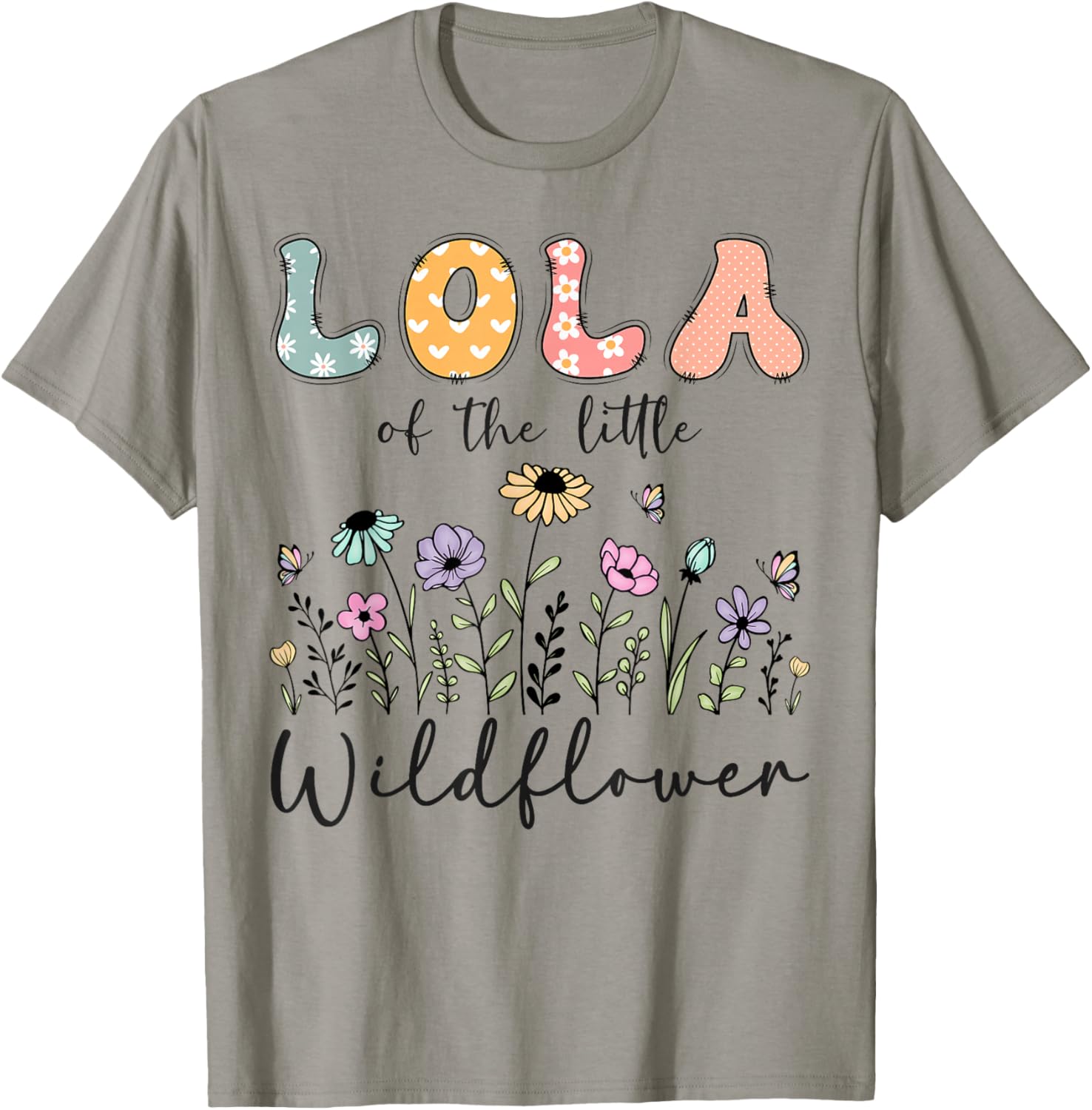 Lola of The Little Wildflower Birthday Girl Matching T-Shirt - T-Shirt | Sand