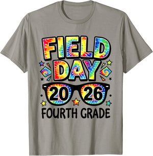 Field Day 2026 Fourth Grade Teacher Kids 4th Grade Field Day T-Shirt - T-Shirt | Sand