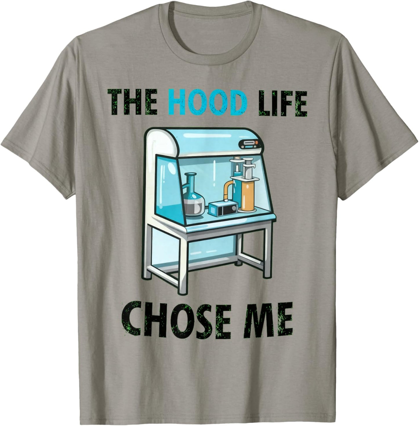 Unique Hood Life Science Mug Perfect for Chemistry, Biology T-Shirt - T-Shirt | Sand