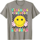 Groovy Teacher Retro Teaching Future Leaders Back To School Women Kids T-Shirt - T-Shirt | Sand