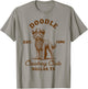 Doodle Mom Doodle Lover Western Howdy Doodle Cowboys Club T-Shirt - T-Shirt | Sand