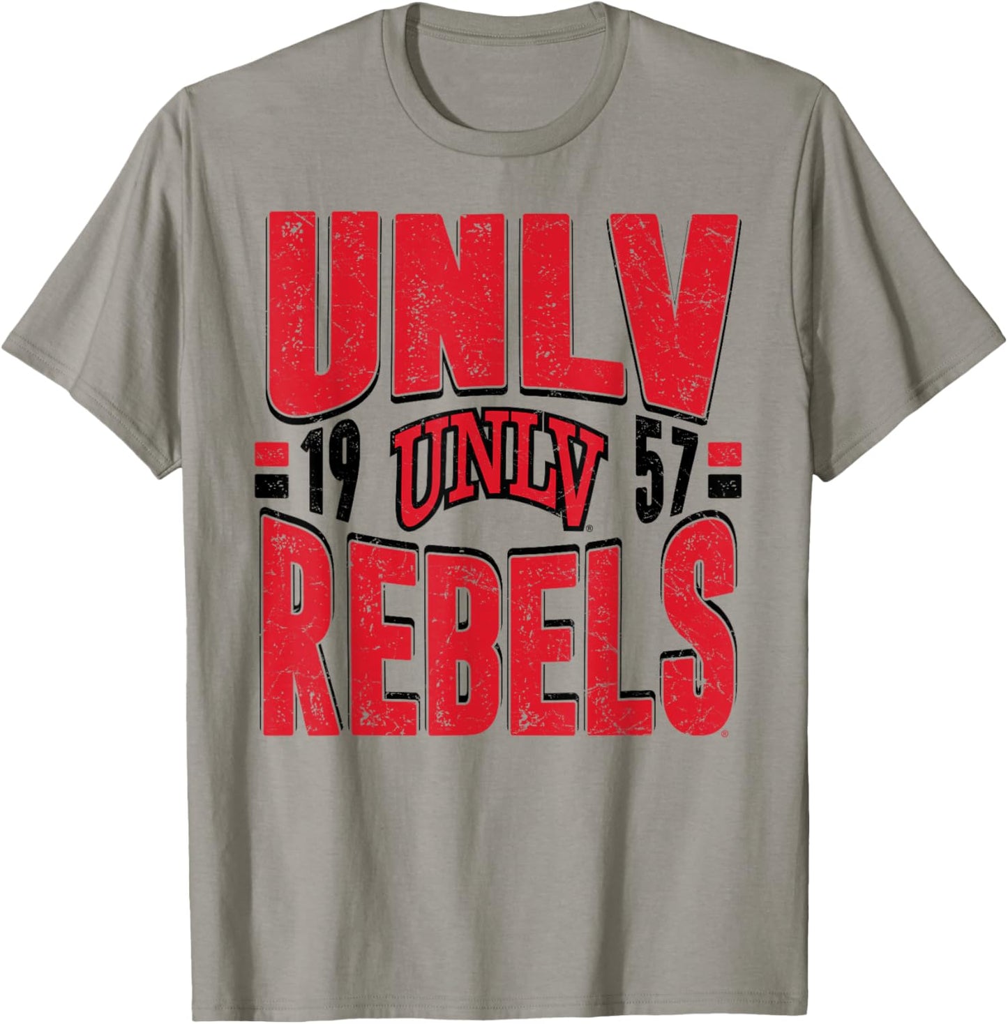 UNLV Rebels Vintage 90's Retro White Officially Licensed T-Shirt - T-Shirt | Sand
