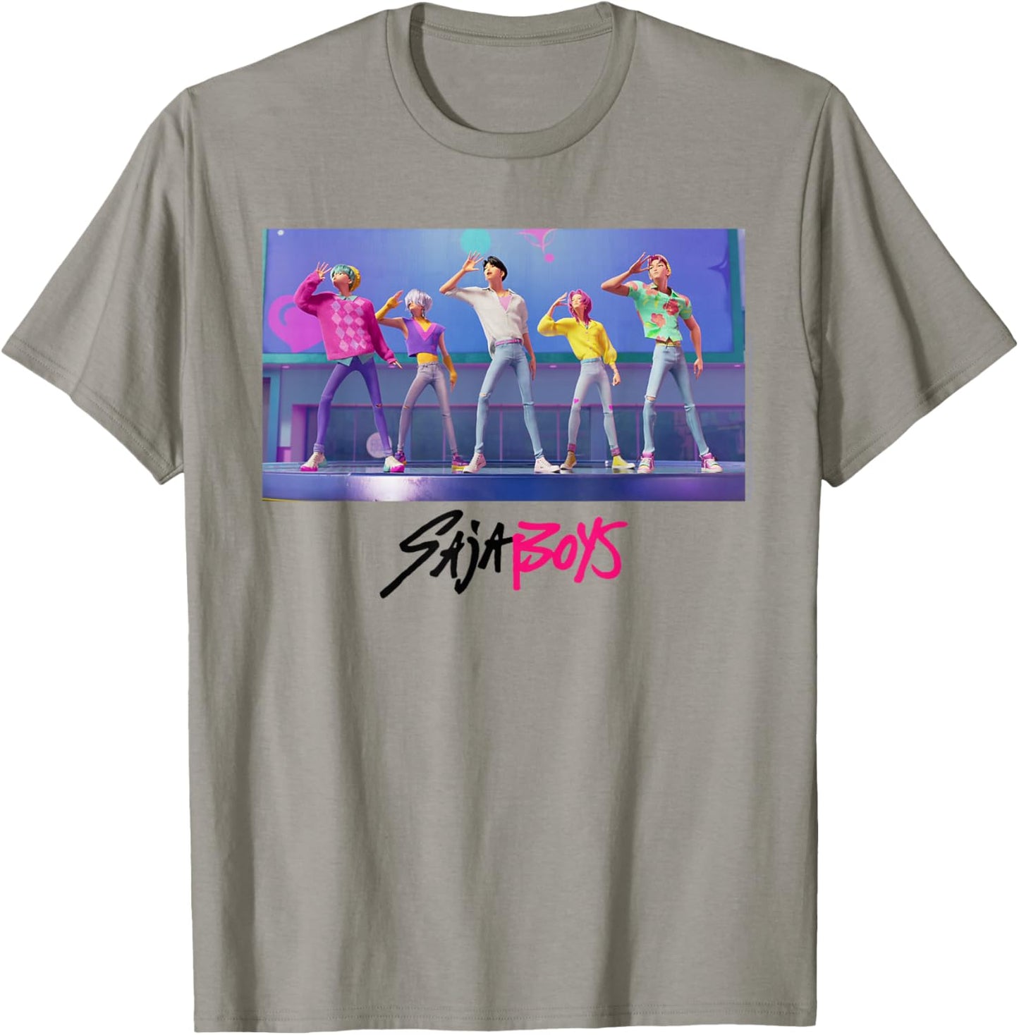KPop Demon Hunters Saja Boys Soda Pop Dance T-Shirt - T-Shirt | Sand