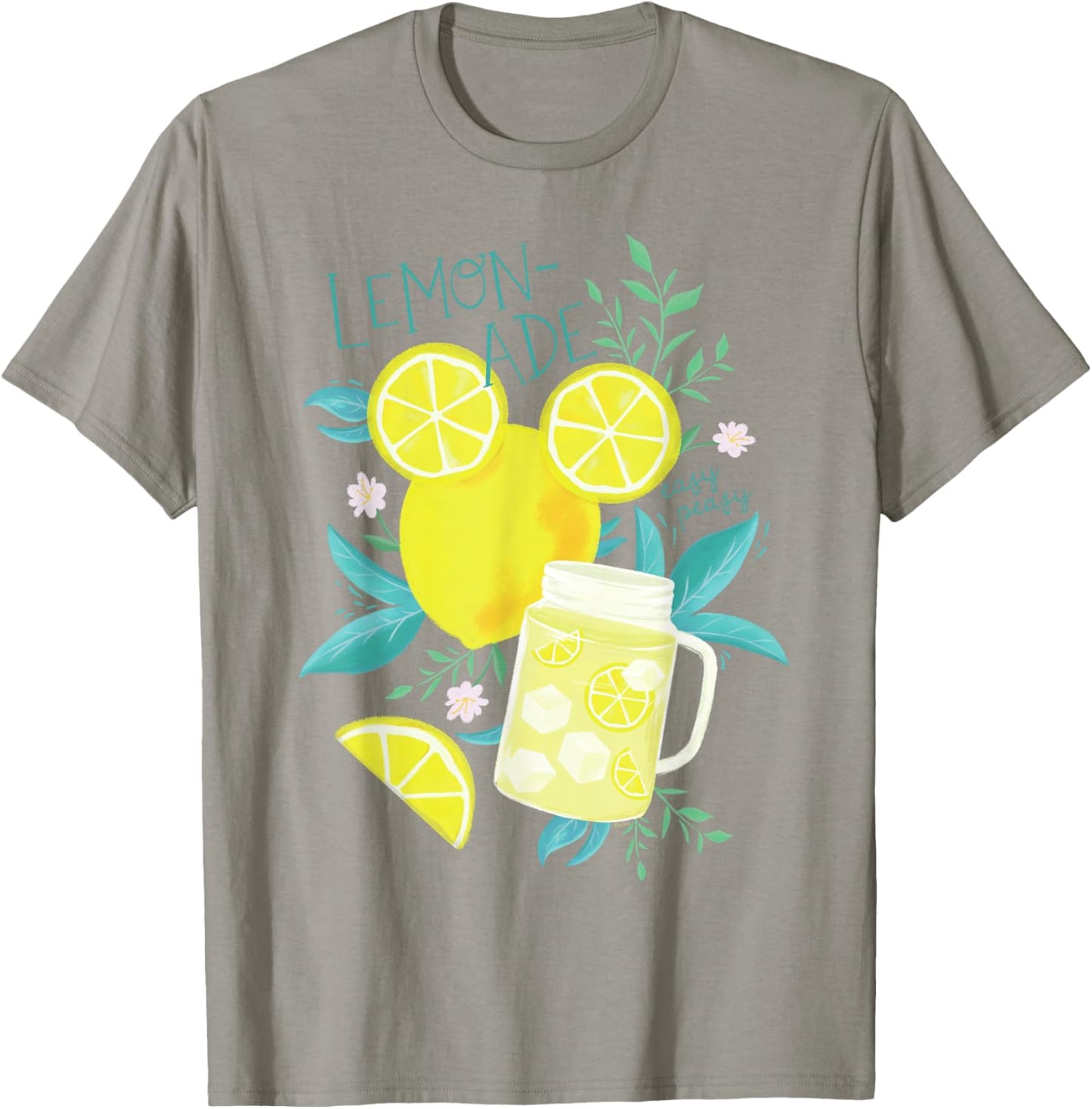 Disney Mickey Mouse Easy Peasy Lemonade Summer Vacation T-Shirt - T-Shirt | Sand