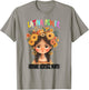 Hispanic Heritage Month Latina Power Anime Girl Flowers T-Shirt - T-Shirt | Sand