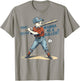 Vintage Wanna Be Retro Baller Shot Caller Baseball Game Day T-Shirt - T-Shirt | Sand