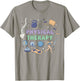 Physical Therapy PTA Retro Groovy PT Exercise DPT Therapist T-Shirt - T-Shirt | Sand