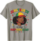 Juneteenth 1865 Freedom Day Black Women Girl African Afro T-Shirt - T-Shirt | Sand
