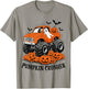 Kids Halloween Pumpkin Crusher Monster Truck Toddler Boys T-Shirt - T-Shirt | Sand