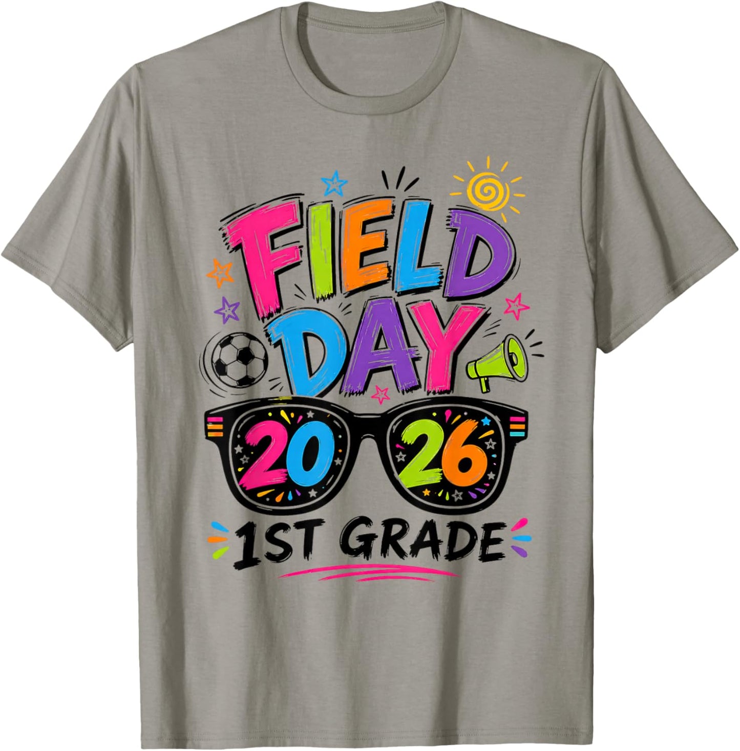 Field Day 1st Grade Field Day Teacher Student T-Shirt - T-Shirt | Sand