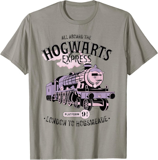 Harry Potter All Aboard the Hogwarts Express T-Shirt - T-Shirt | Sand