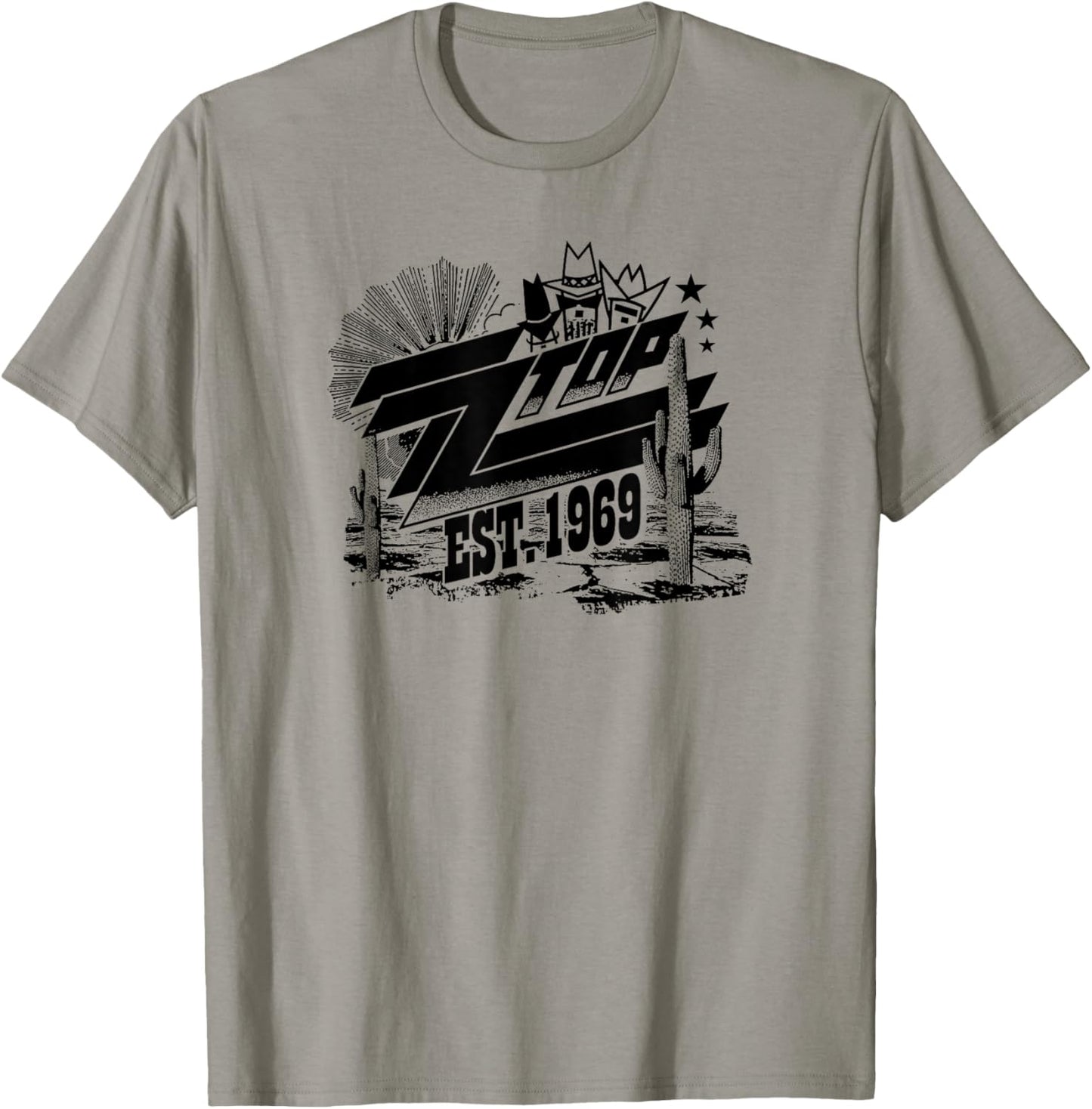 ZZ Top Est. 1969 Tour T-Shirt - T-Shirt | Sand