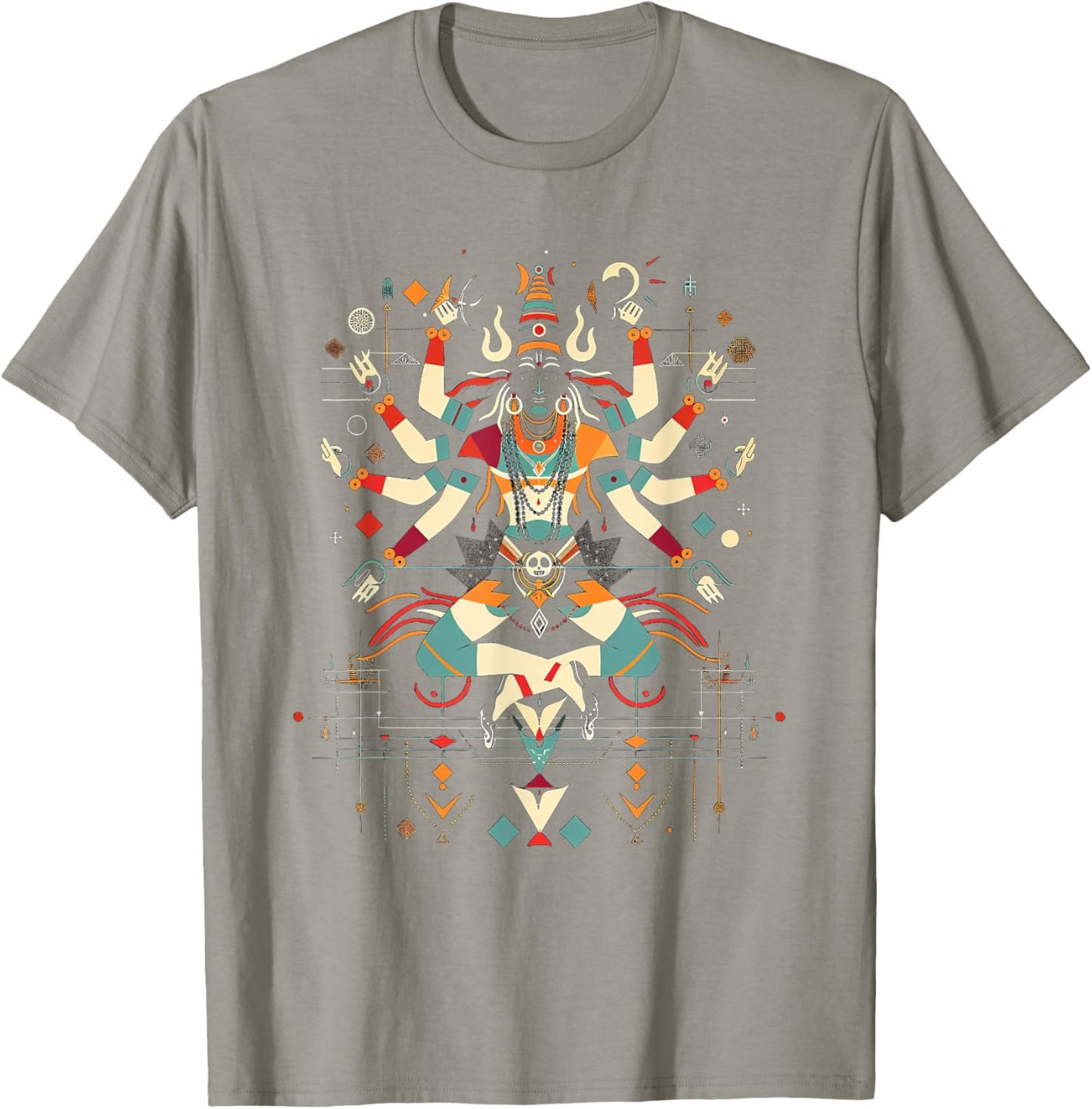 Shiva spiritual hindu god tandava dance yoga meditation T-Shirt - T-Shirt | Sand