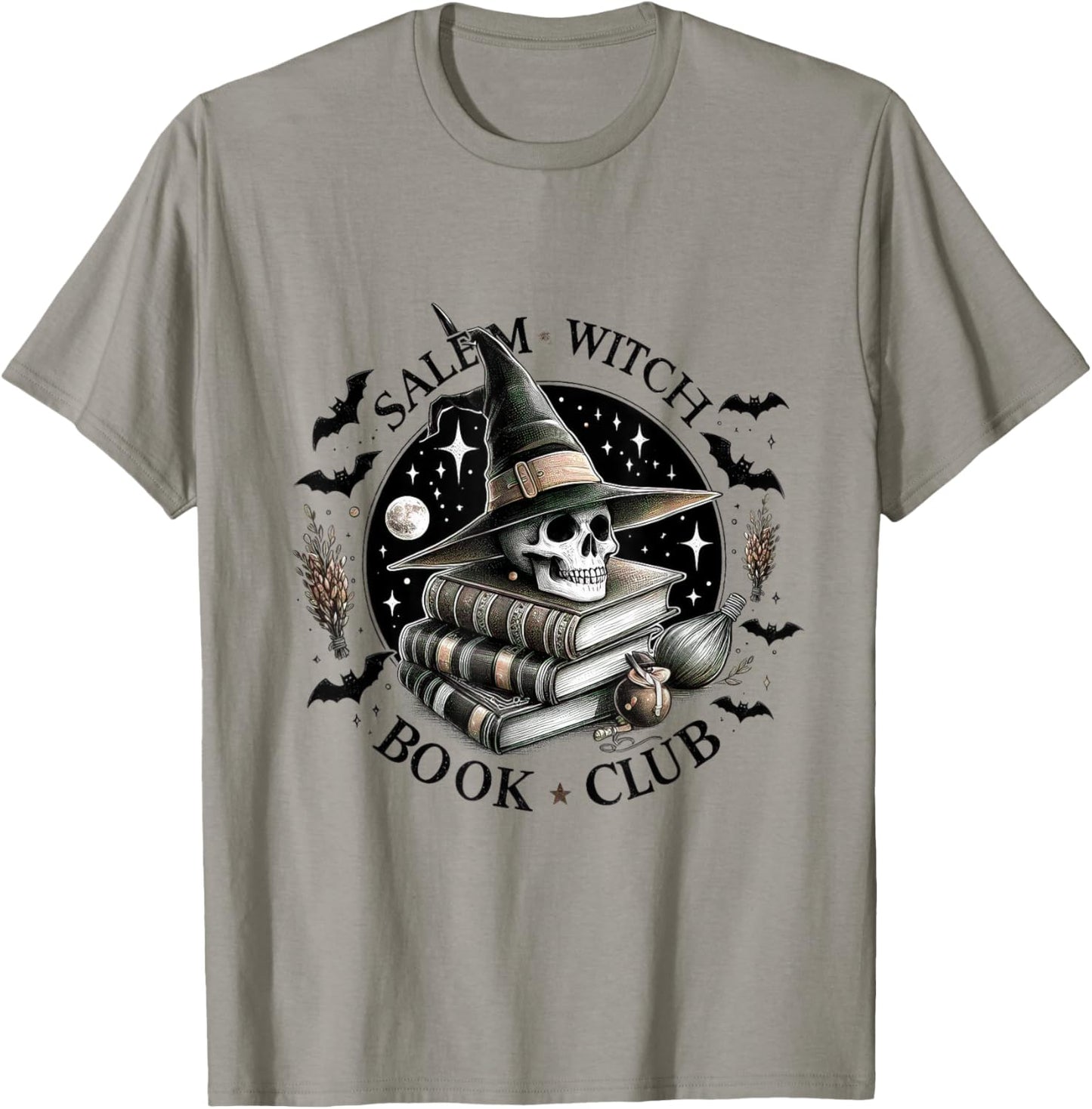 Salem Witch Book Club Halloween Party Costume Girl T-Shirt - T-Shirt | Sand