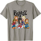 Bratz Dolls Vintage Style Group Shot Big Chest Poster T-Shirt - T-Shirt | Sand