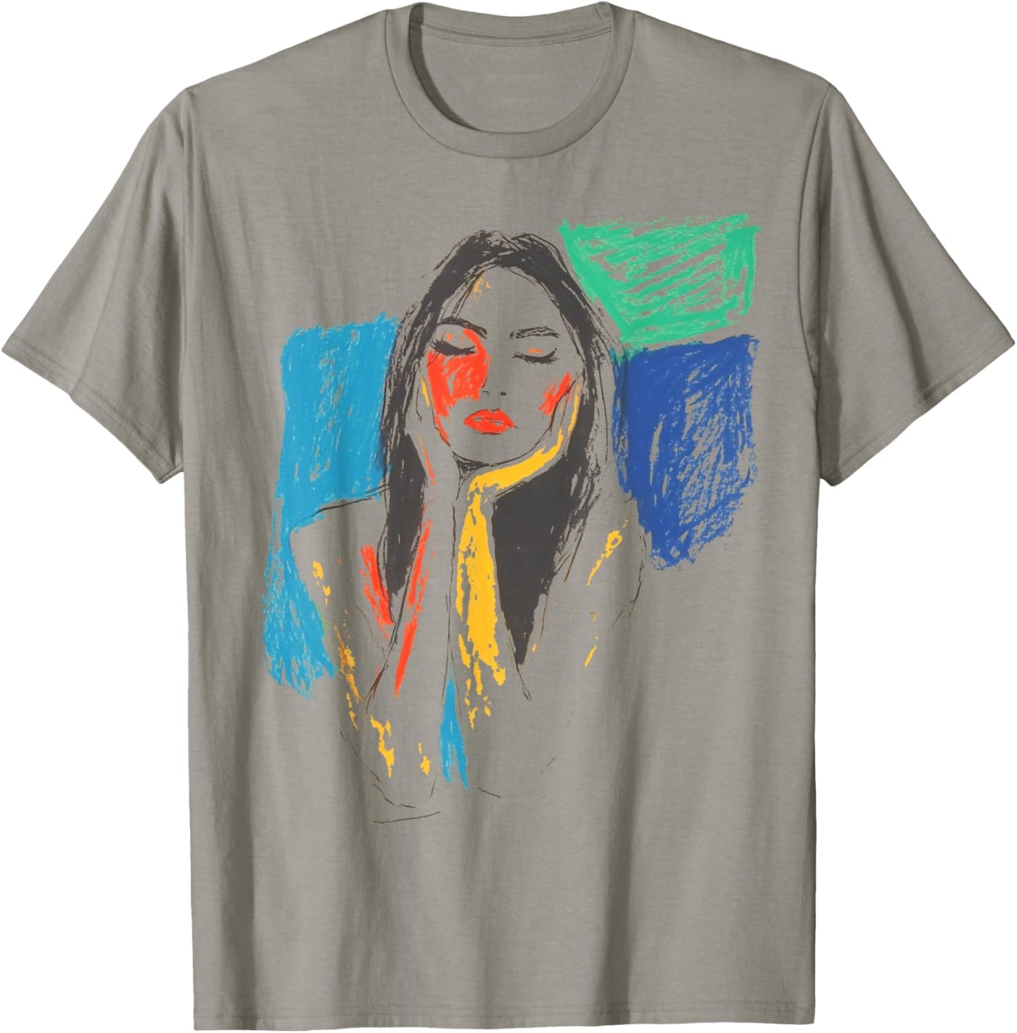 Colorful Abstract Graffiti Art Women's Graphic T-Shirt - T-Shirt | Sand