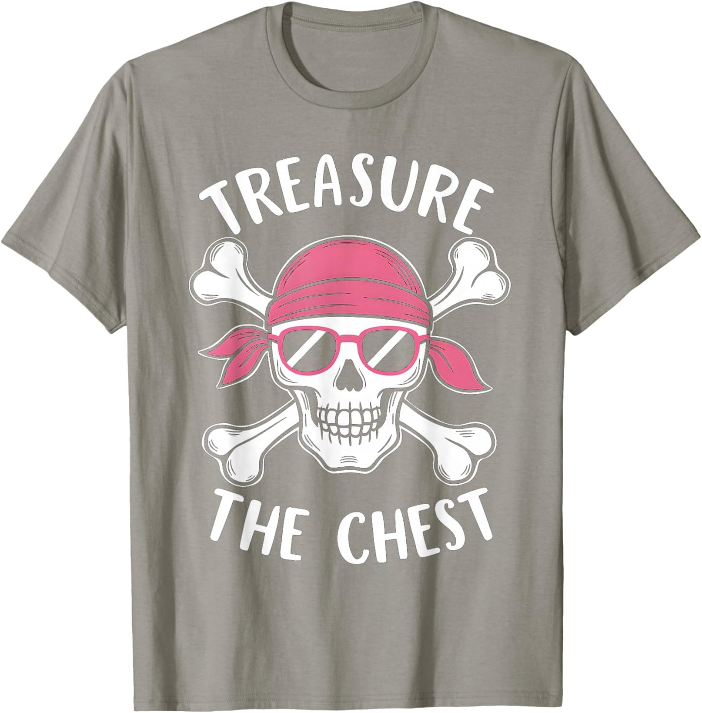 Treasure The Chest Breast Cancer Awareness Men Women Kids T-Shirt - T-Shirt | Sand